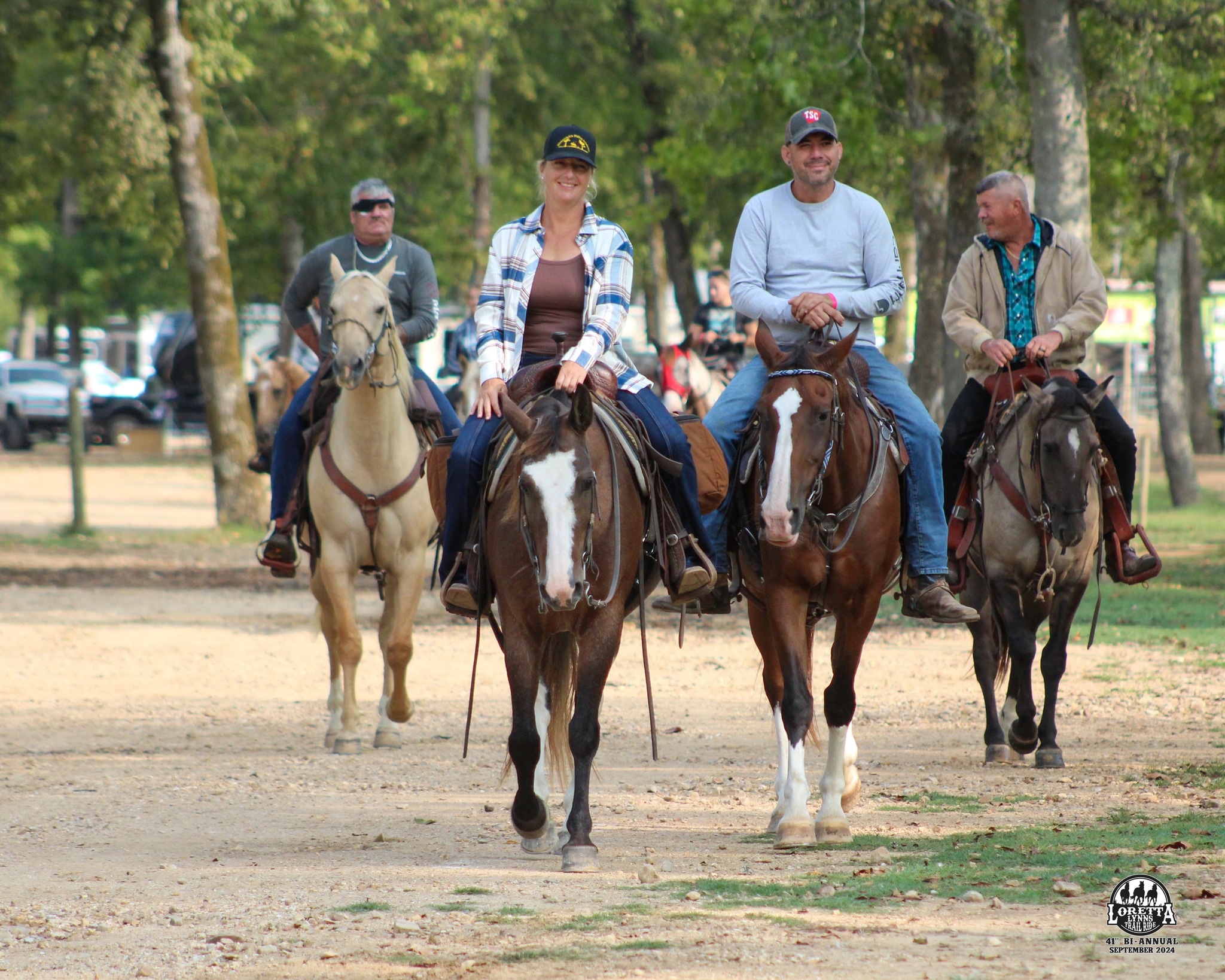 Loretta - Catching some saddle time on the Ranch! Our annual horseback ...