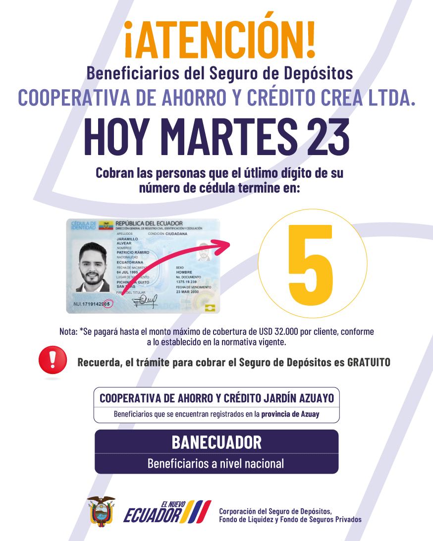 Cosede Ec - 📢 ¡Atención beneficiarios del Seguro de... | Facebook