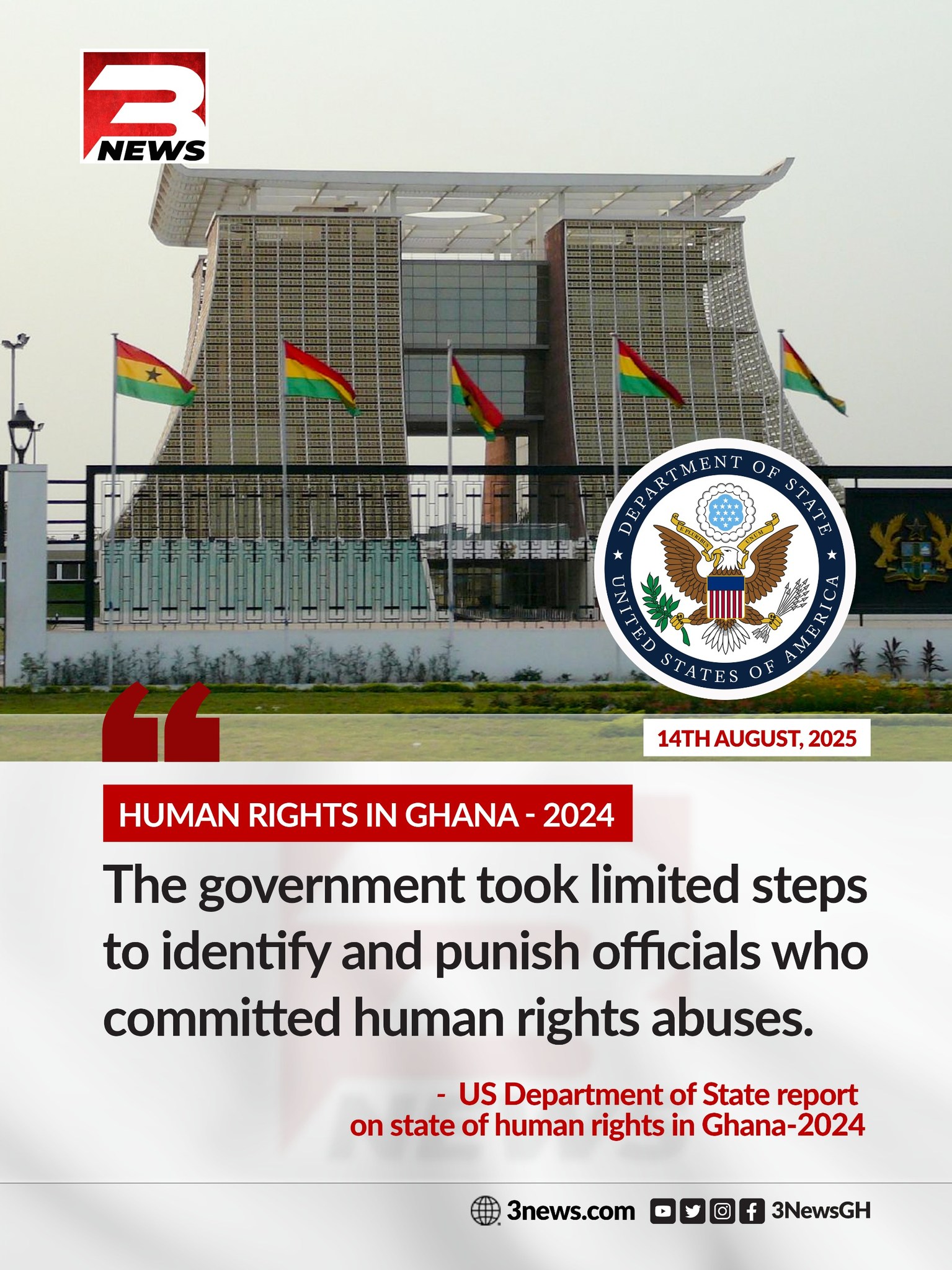 TV3 - According to the 2024 US Department of State report, the Ghanaian ...