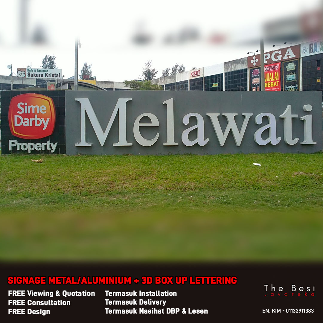 The Besi - Job Done 3D Metal Box Up + Signboard... | Facebook