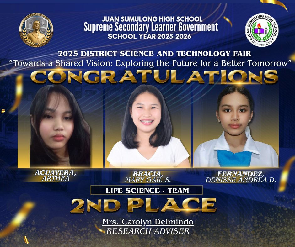 Juan Sumulong... - Juan Sumulong High School SSLG - Cubao