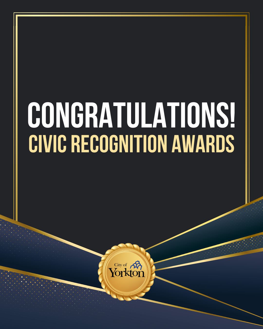 City of Yorkton - Congratulations to our Civic Recognition... | Facebook