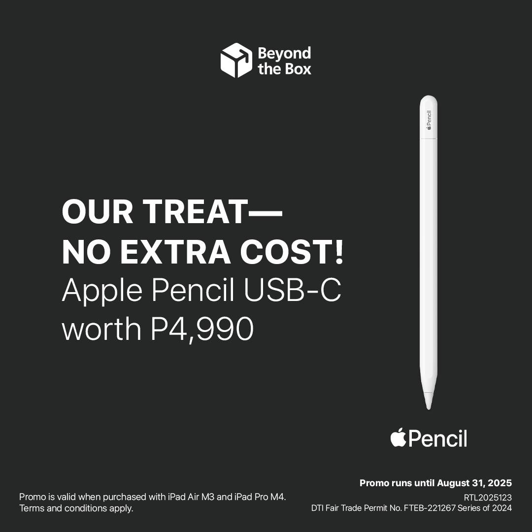 FREE Apple Pencil, you heard it right! 🎨✨ Grab the iPad Air M3