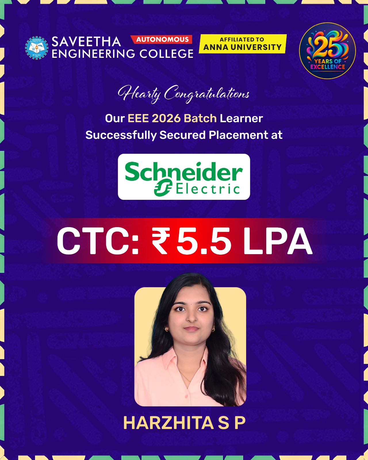 Saveetha - 🌟Proud Moment for SEC!🌟 :: 🎉 Hearty congratulations to our ...