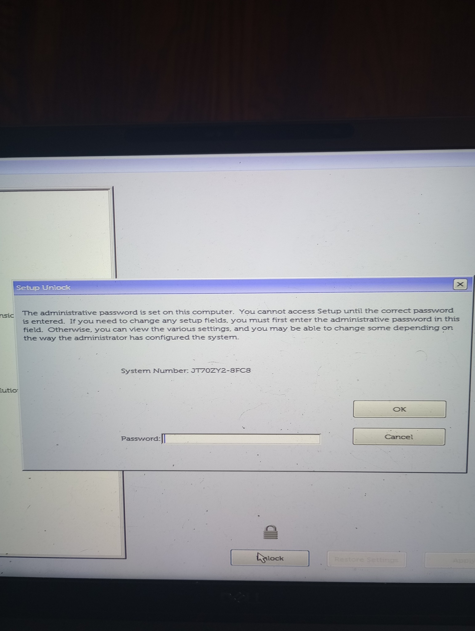 Hi,after dell latitude 5300 2in1 :bios pasword reser.can u help?thanks