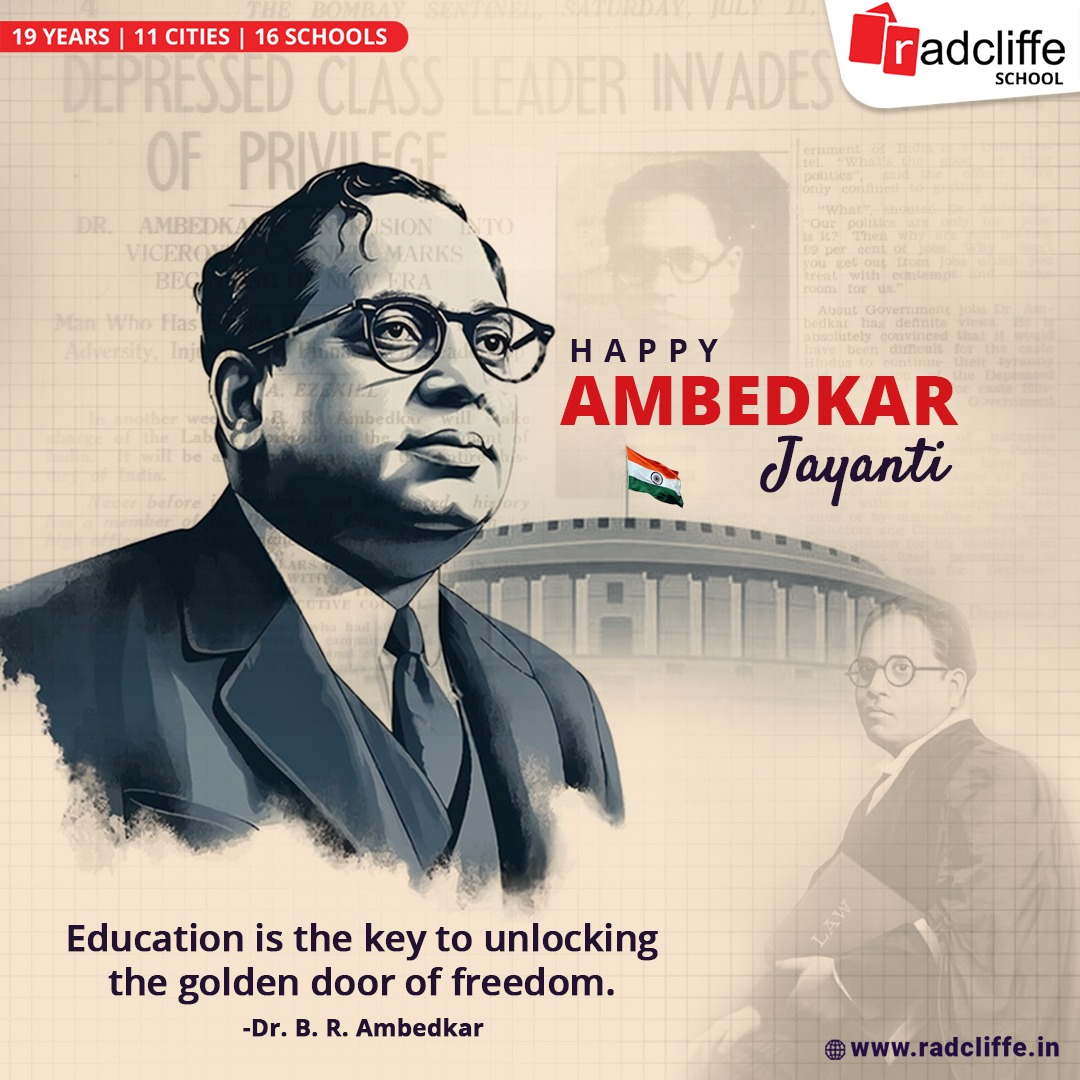 Radcliffe - Today, we celebrate the life and legacy of Dr B.R. Ambedkar ...