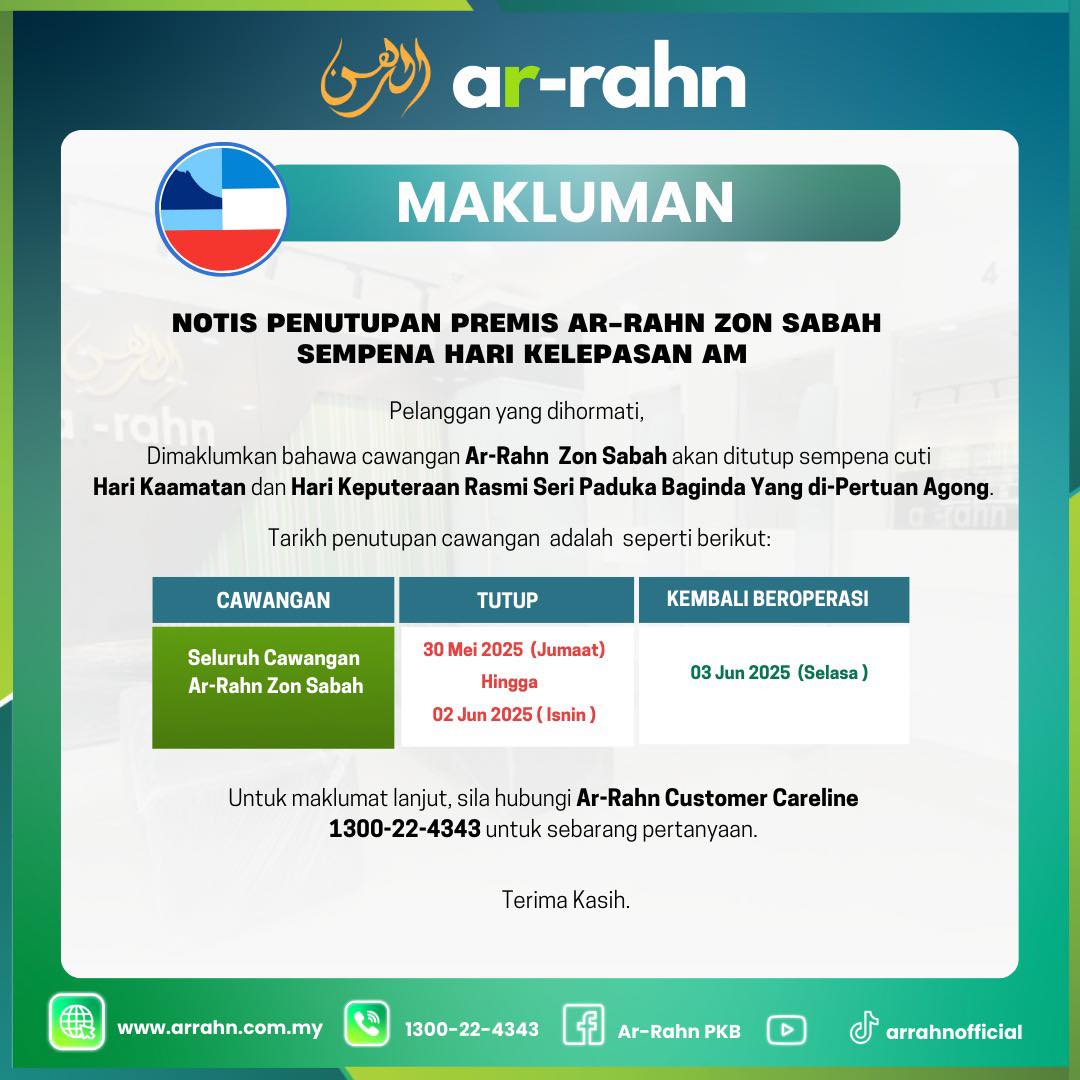 Ar-Rahn Api-Api Centre Sabah | Kota Kinabalu