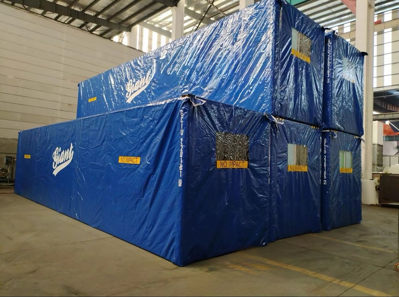 Giant - This modular building is safely packed and ready for delivery ...