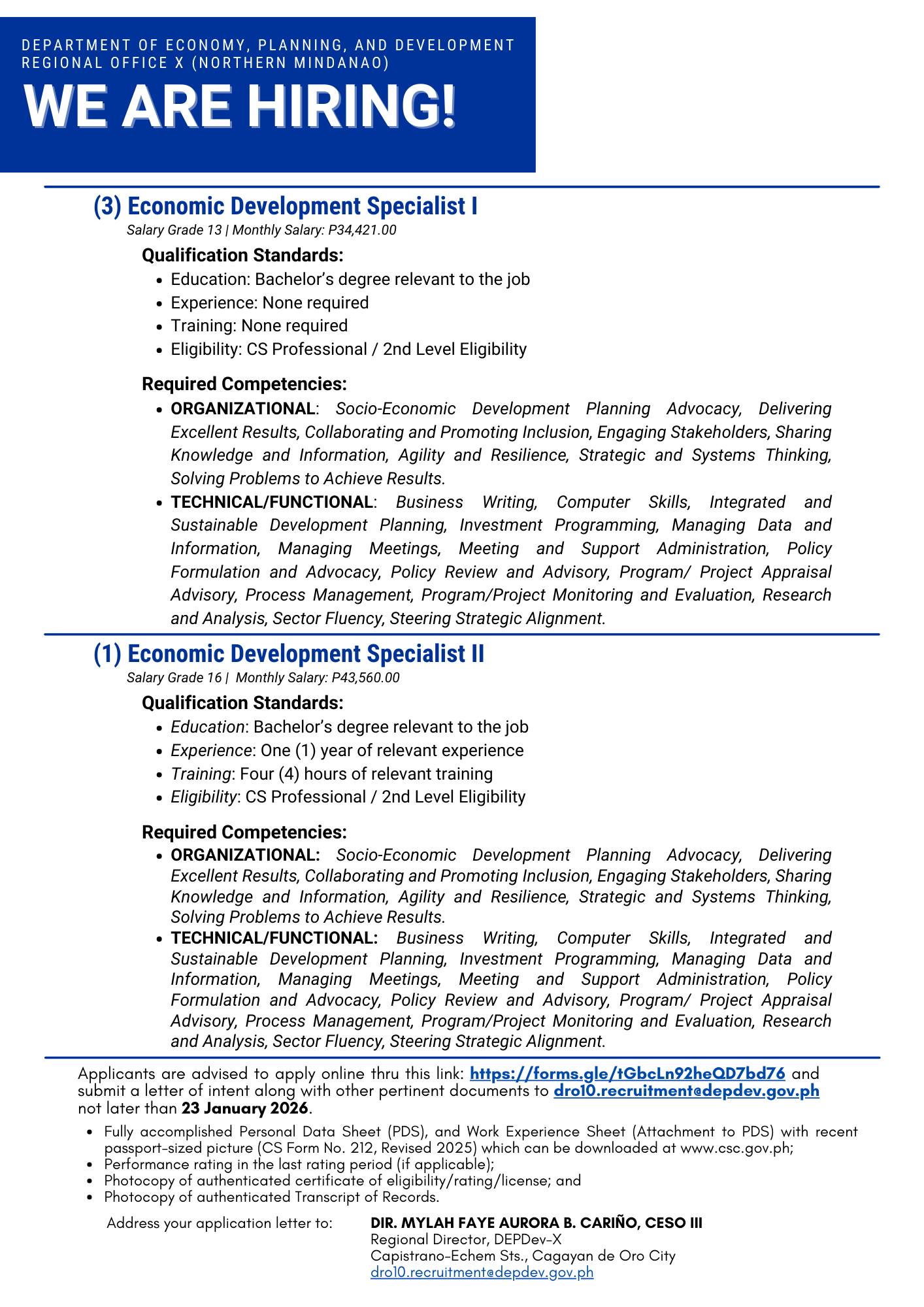DEPDev - 𝐖𝐄 𝐀𝐑𝐄 𝐇𝐈𝐑𝐈𝐍𝐆! For interested applicants, please email your ...