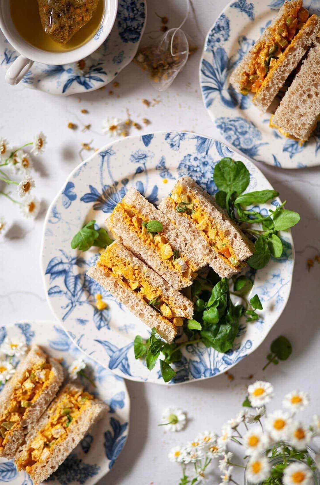 Great - Coronation Chicken Finger Sandwiches Originally called “Chicken ...