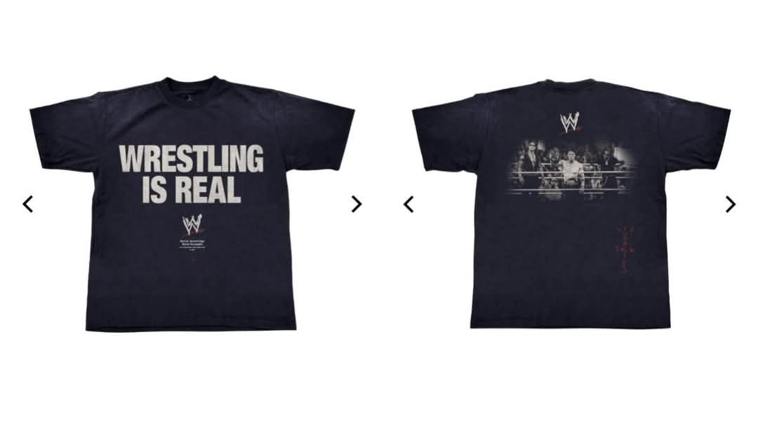 Travis Scott has now released a 'Wrestling Is Real' t-shirt on his