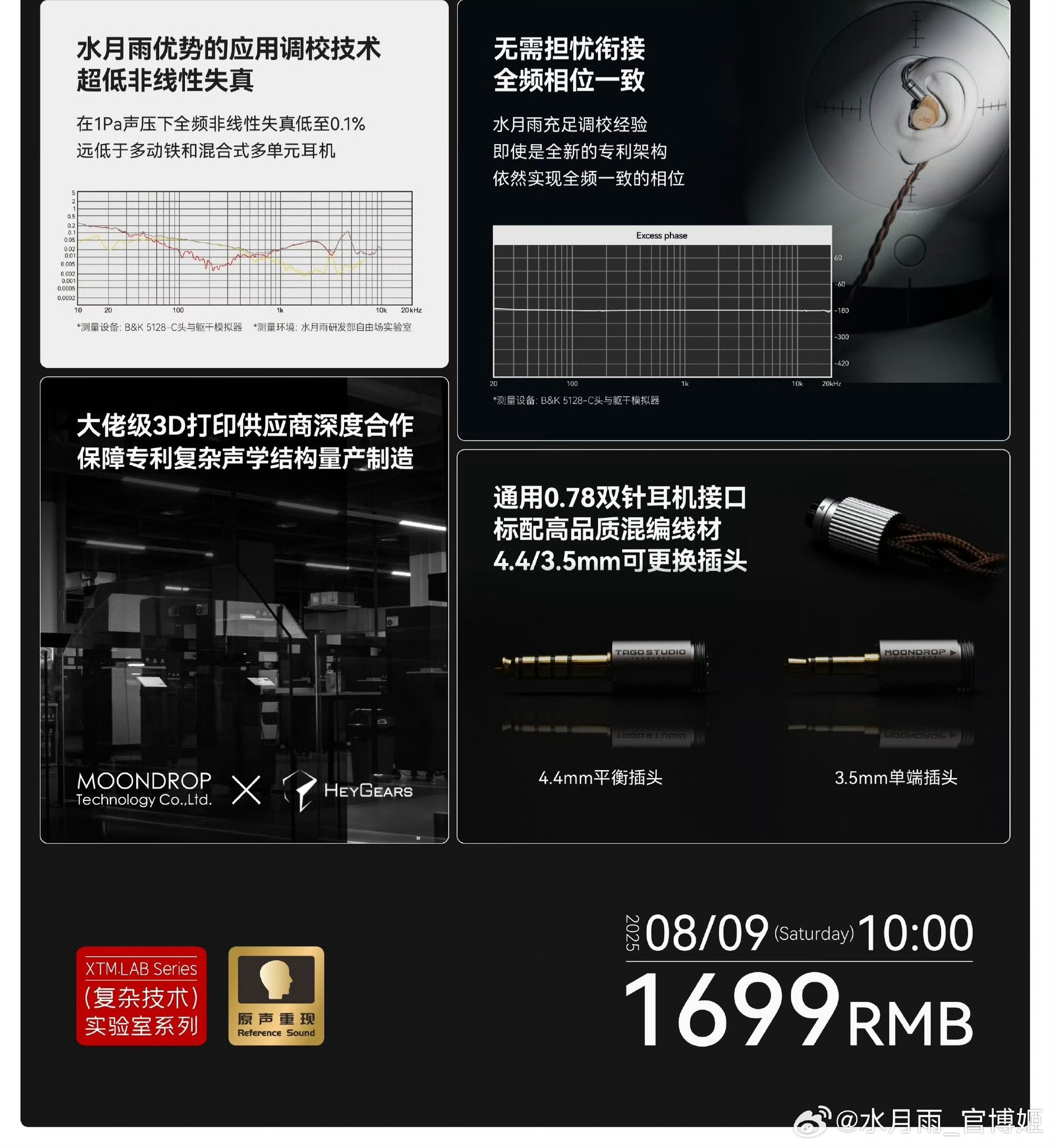Tago studio x moondrop harmon sp earbuds