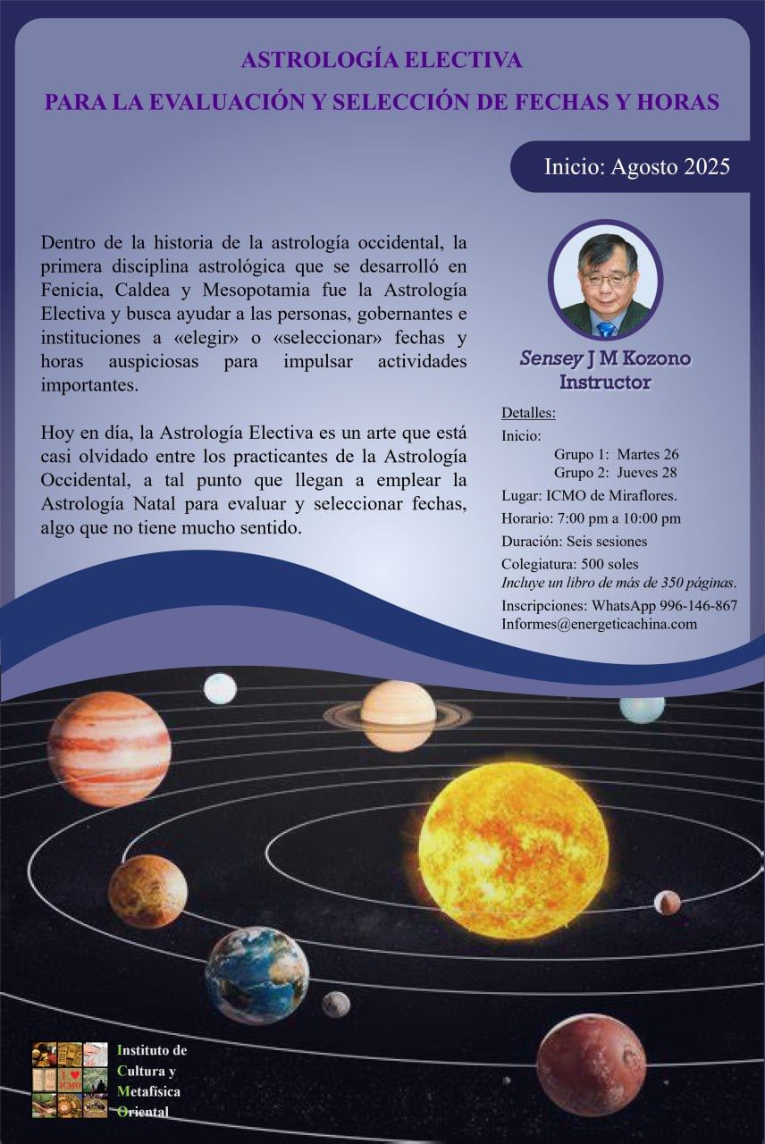 ICMO - ASTROLOGÍA ELECTIVA MÓDULO III DE EVALUACIÓN Y... | Facebook