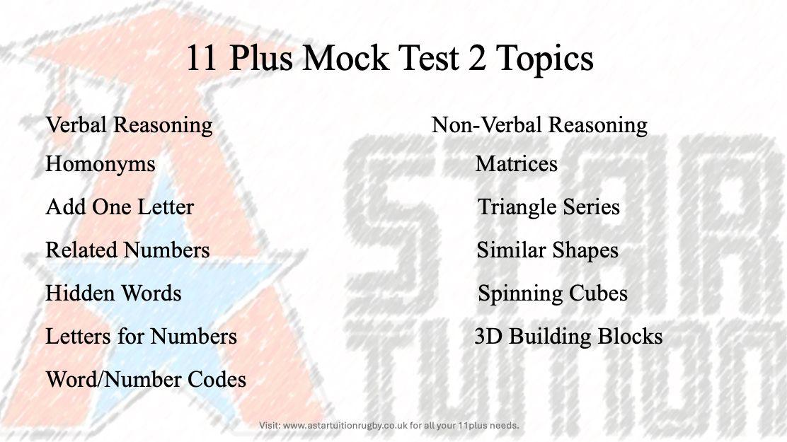 A Star - A look at the Verbal and Non-Verbal Reasoning style questions ...