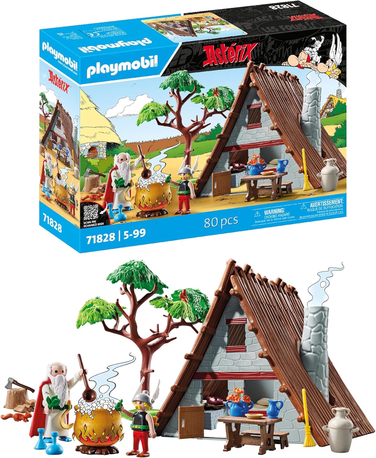 Playmobil 70985 Maison Transportable – Dollhouse Avec 3 Personnages, Salle De Bains, Chambre, Salon Et Cuisine, Dès 5 Ans