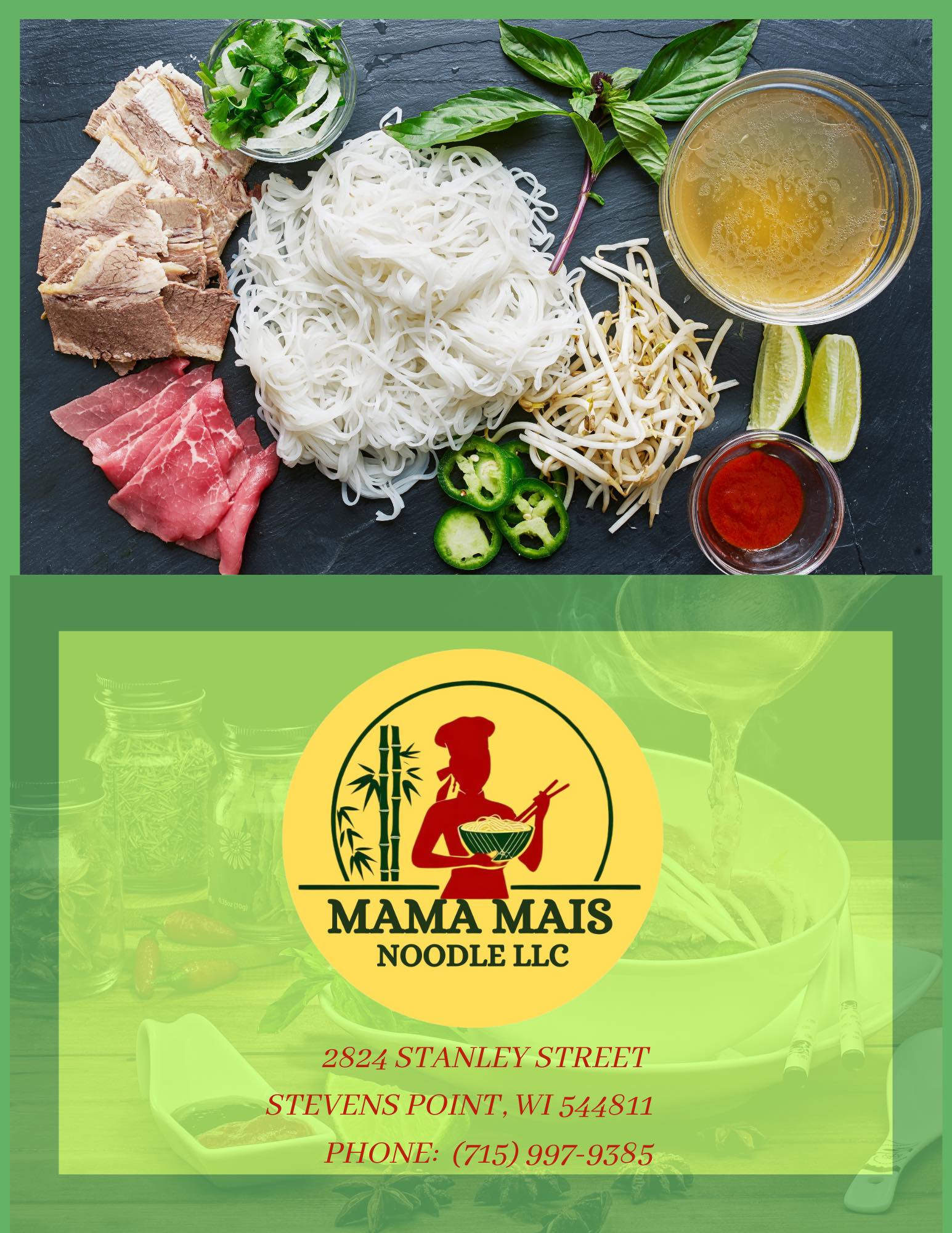 Mama Mai's Noodle LLC | Stevens Point WI
