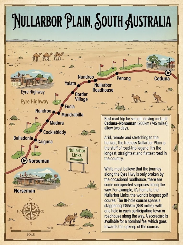 Travel Guide - 🚗 NULLARBOR PLAIN ROAD TRIP ITINERARY 🇦🇺... | Facebook