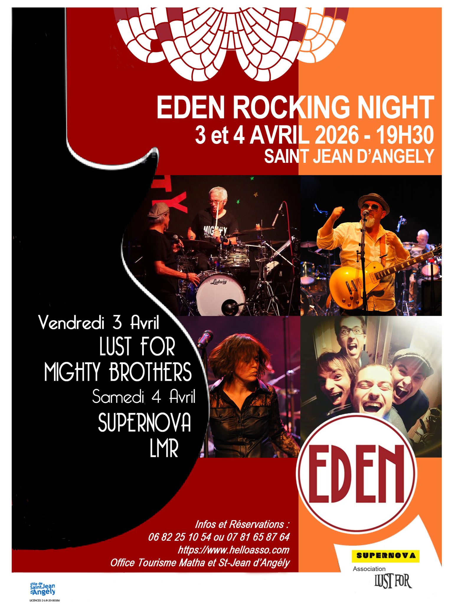 Ville - 🎸 EDEN ROCKING NIGHT 📍 Saint-Jean-d’Angély à Salle de spectacle ...