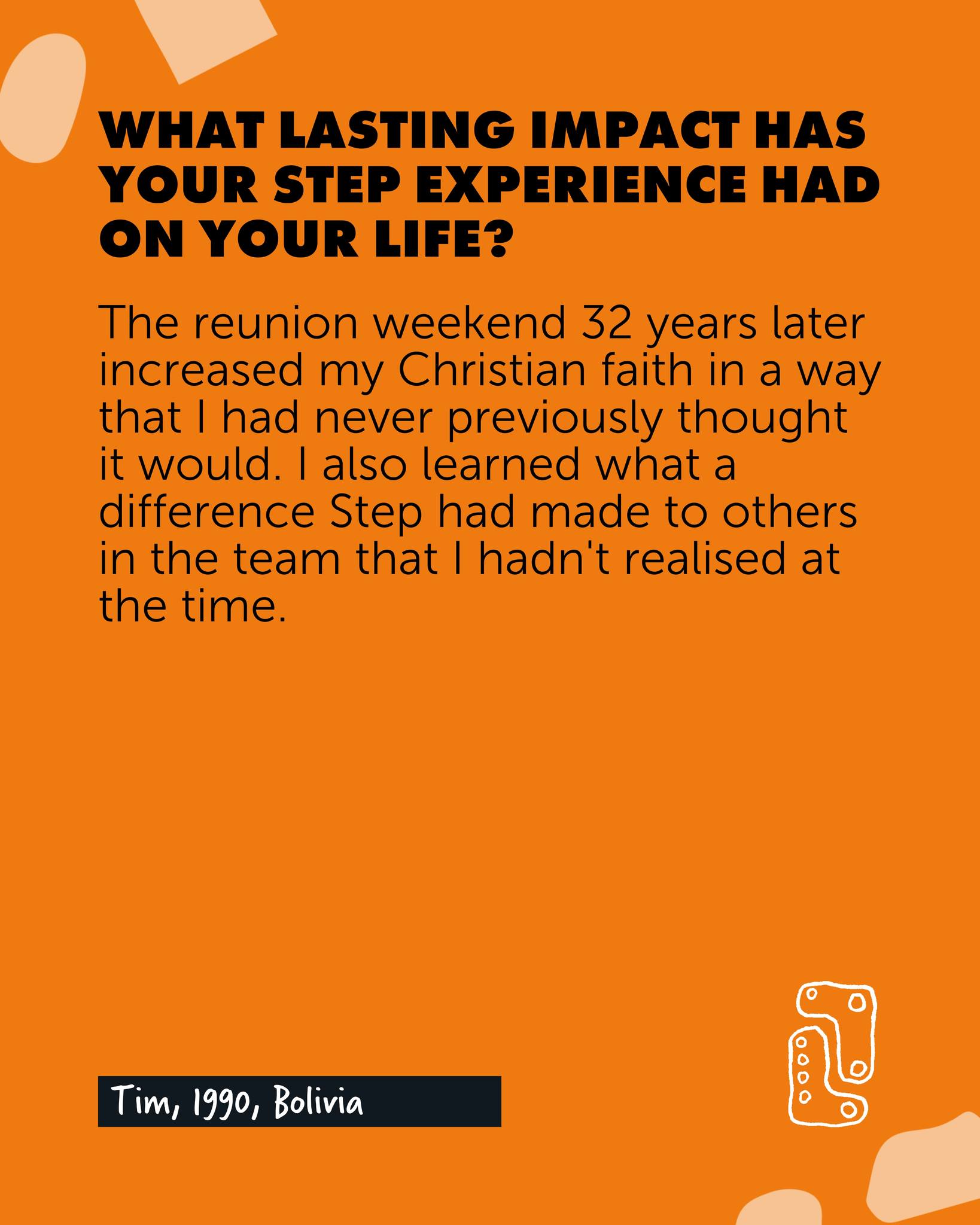 Latin - 40 YEARS OF STEP REFLECTIONS: What lasting impact has your Step ...