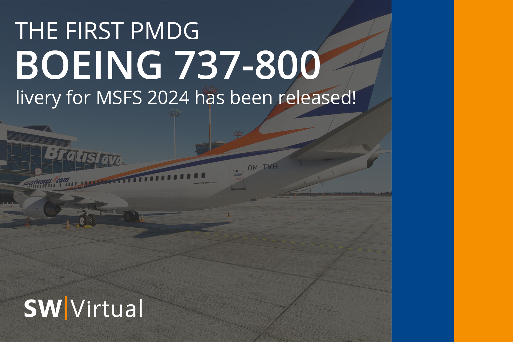 SW - Dear Pilots, the first PMDG Boeing 737-800 livery for MSFS 2024 ...