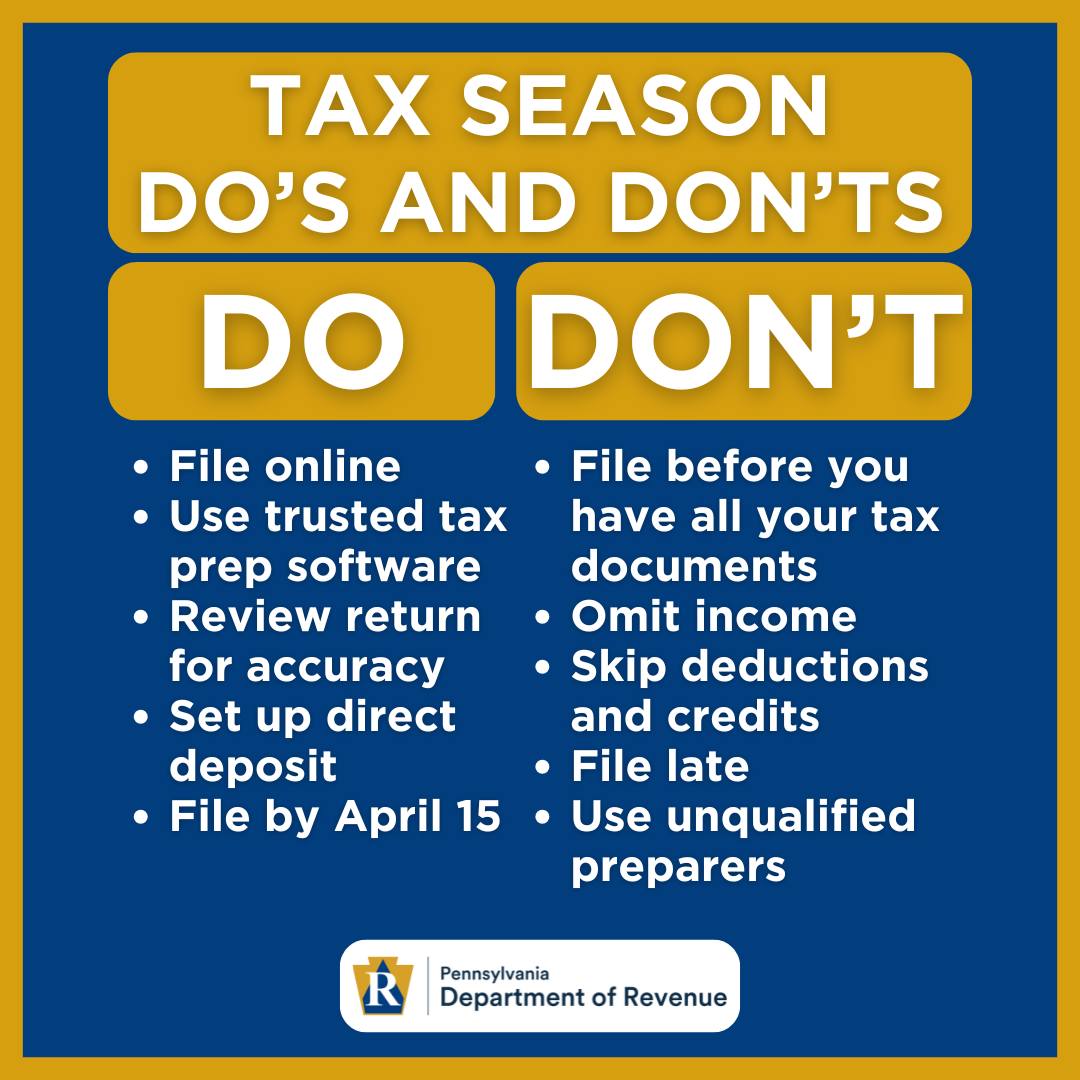 Make filing your... - Pennsylvania Department of Revenue | Facebook