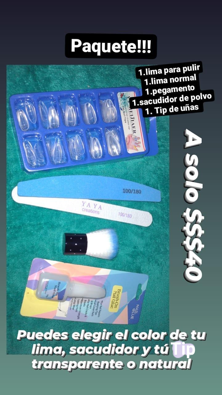 Natomí - Paquete para uñas!!! 🌷- TIP🌺 (((puedes elegir entre ...