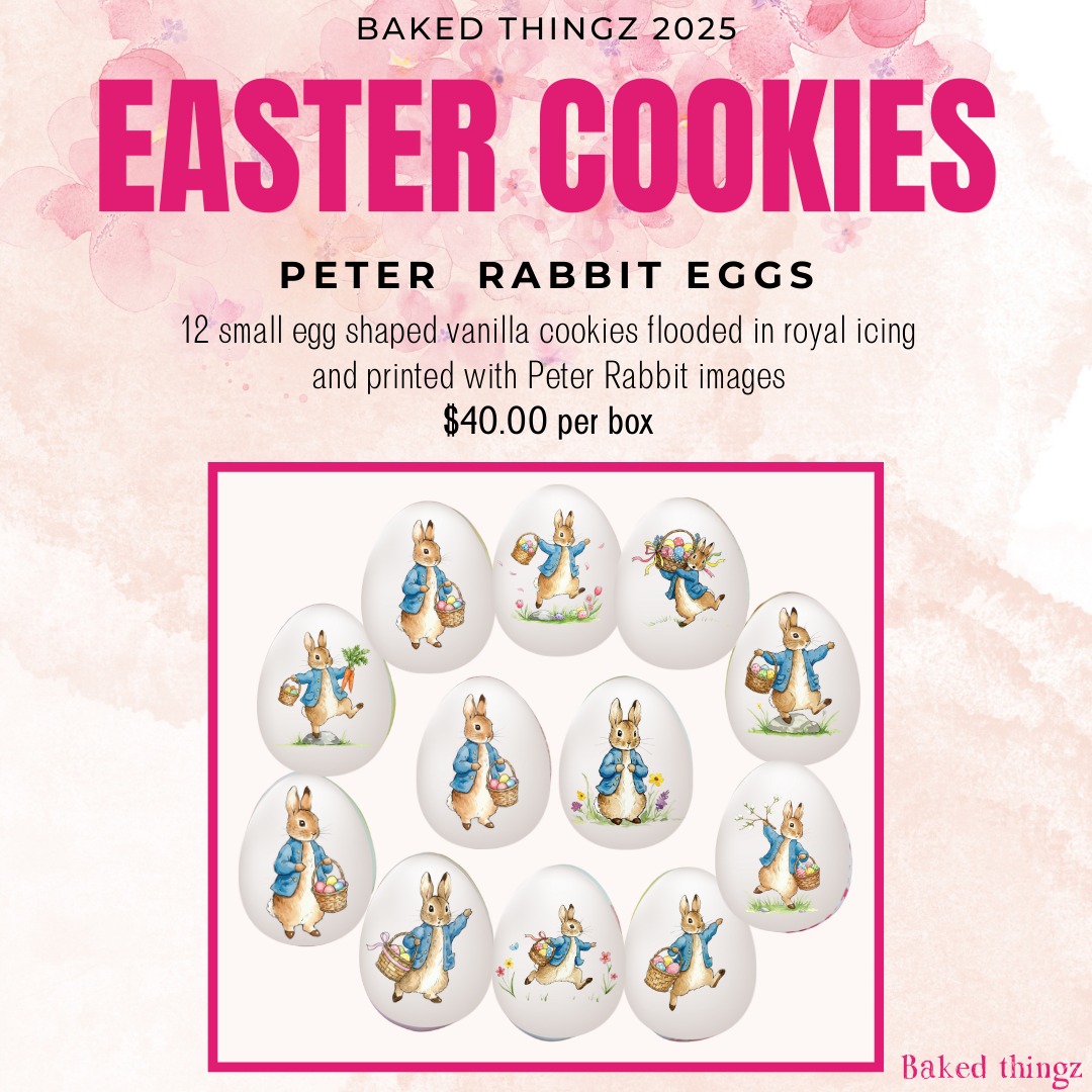 Baked - 🐰🌿 Peter Rabbit Easter Cookies – Now Available for Pre-Order! 🌿 ...