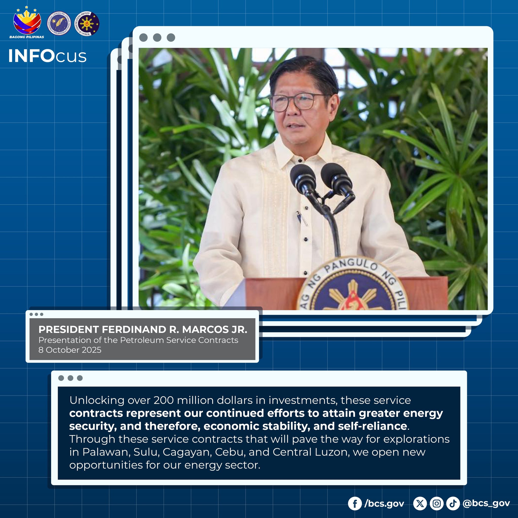 President Ferdinand R.... - Bureau of Communications Services | Facebook