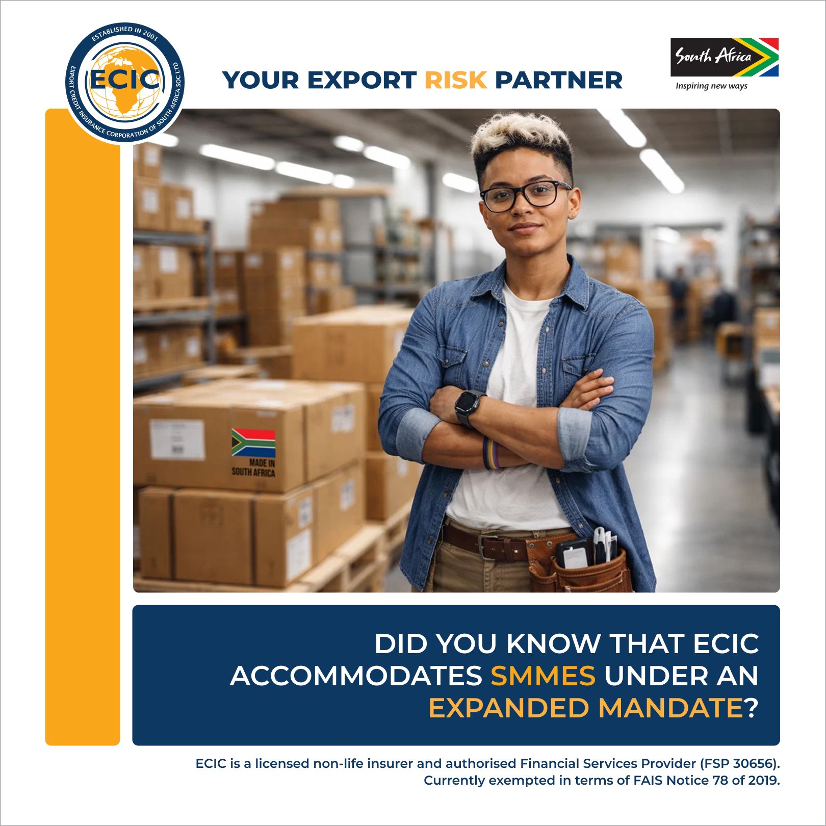 Did you know that ECIC accommodates SMMEs under an expanded mandate ...