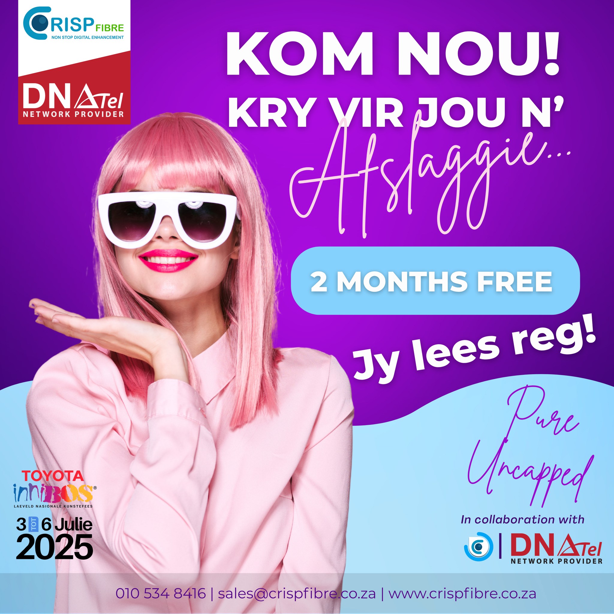 DNATel - 🎉 Innibos Internet Special! 🎉 Crisp Fibre &... | Facebook