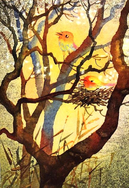 Mirko Hanak (Czech, 1921 — 1971) Illustration from the book