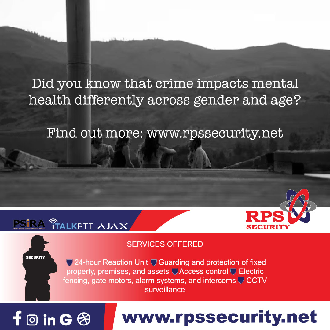 RPS Security - 🚨 Crime & Mental Health: Who is Most... | Facebook