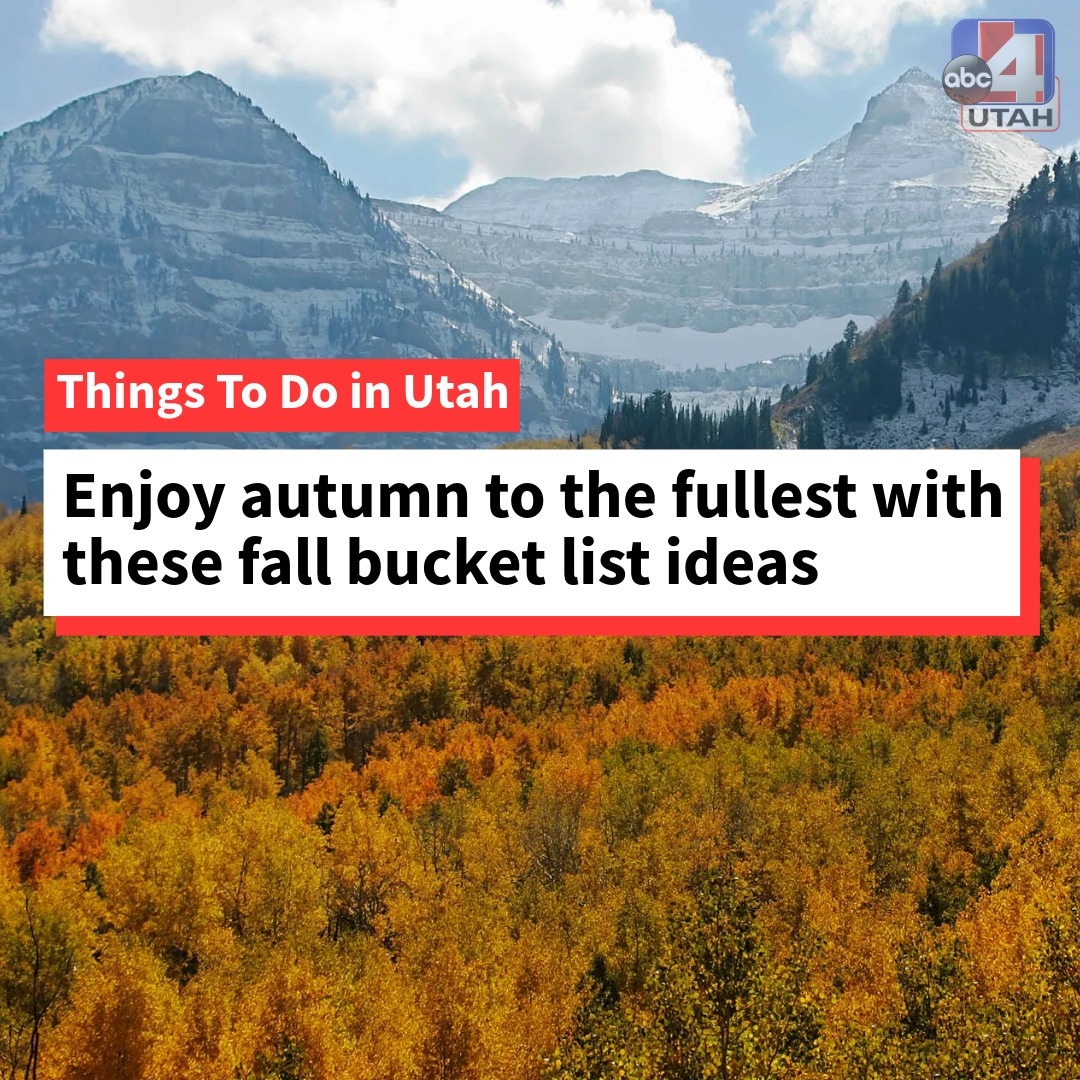 ABC4 Utah - 🍂 The first day of fall is just two weeks... | Facebook