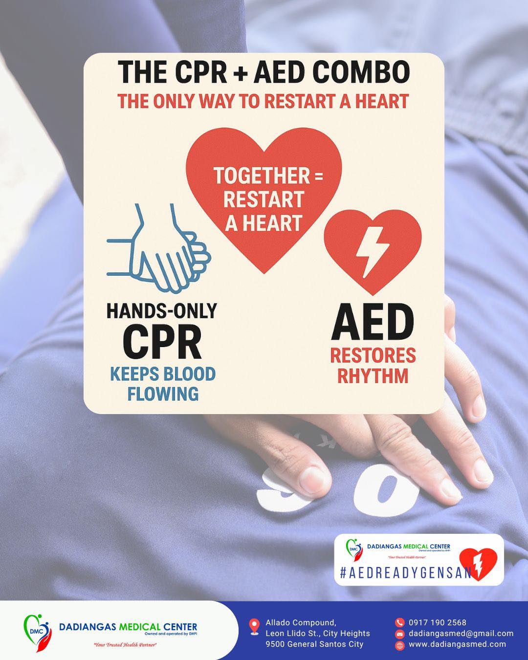 The CPR + AED Combo The Only... - Dadiangas Medical Center | Facebook
