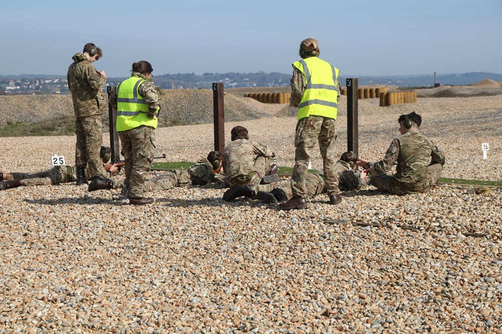 Sutton Valence School - The CCF Third Form put their weapon training ...