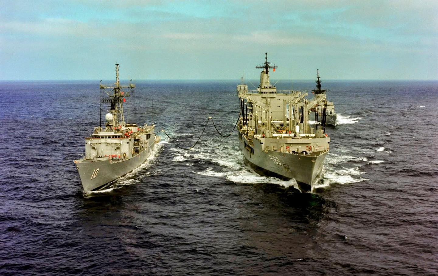 MilitaryPhotoDepot - An aerial view of the US Navy (USN) Cimarron Class ...