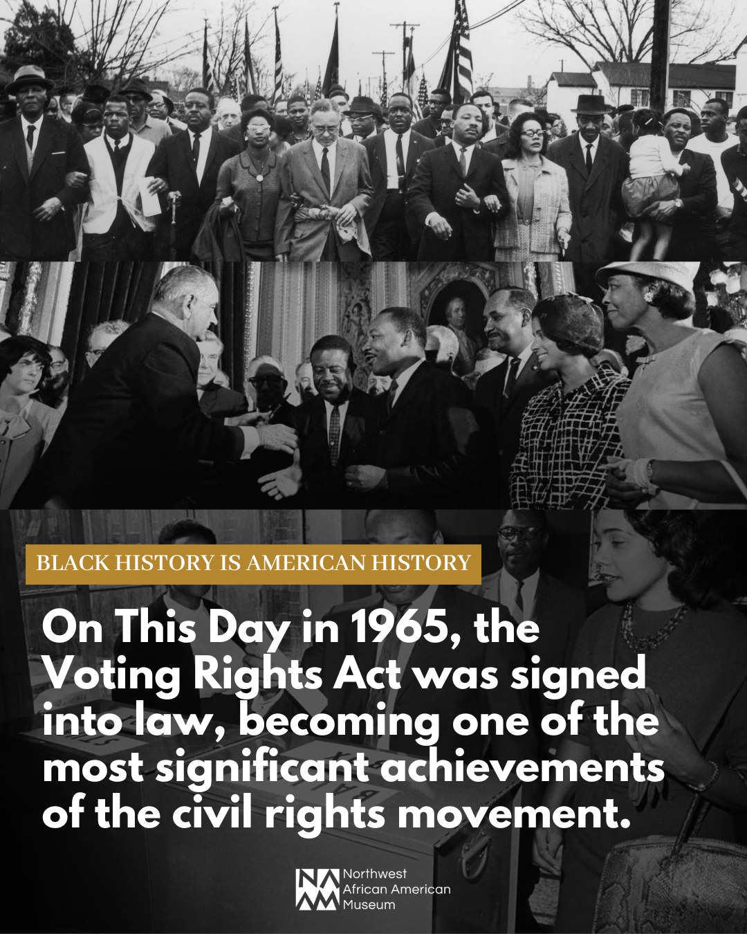 Northwest - #OnThisDay in 1965, the Voting Rights Act was signed into ...