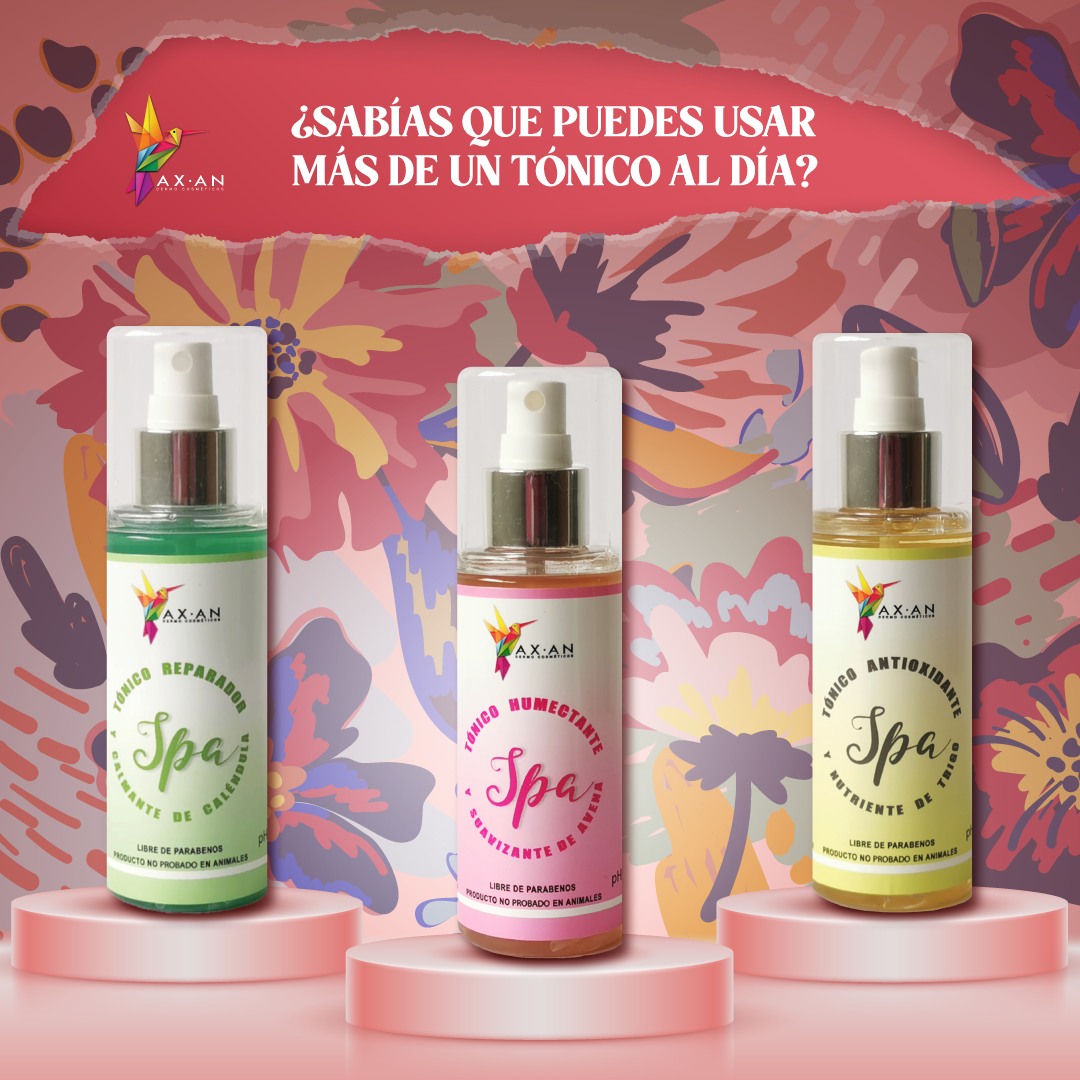 AXAN - ¿Sabías que puedes usar más de un tónico al día? Cada tónico ...