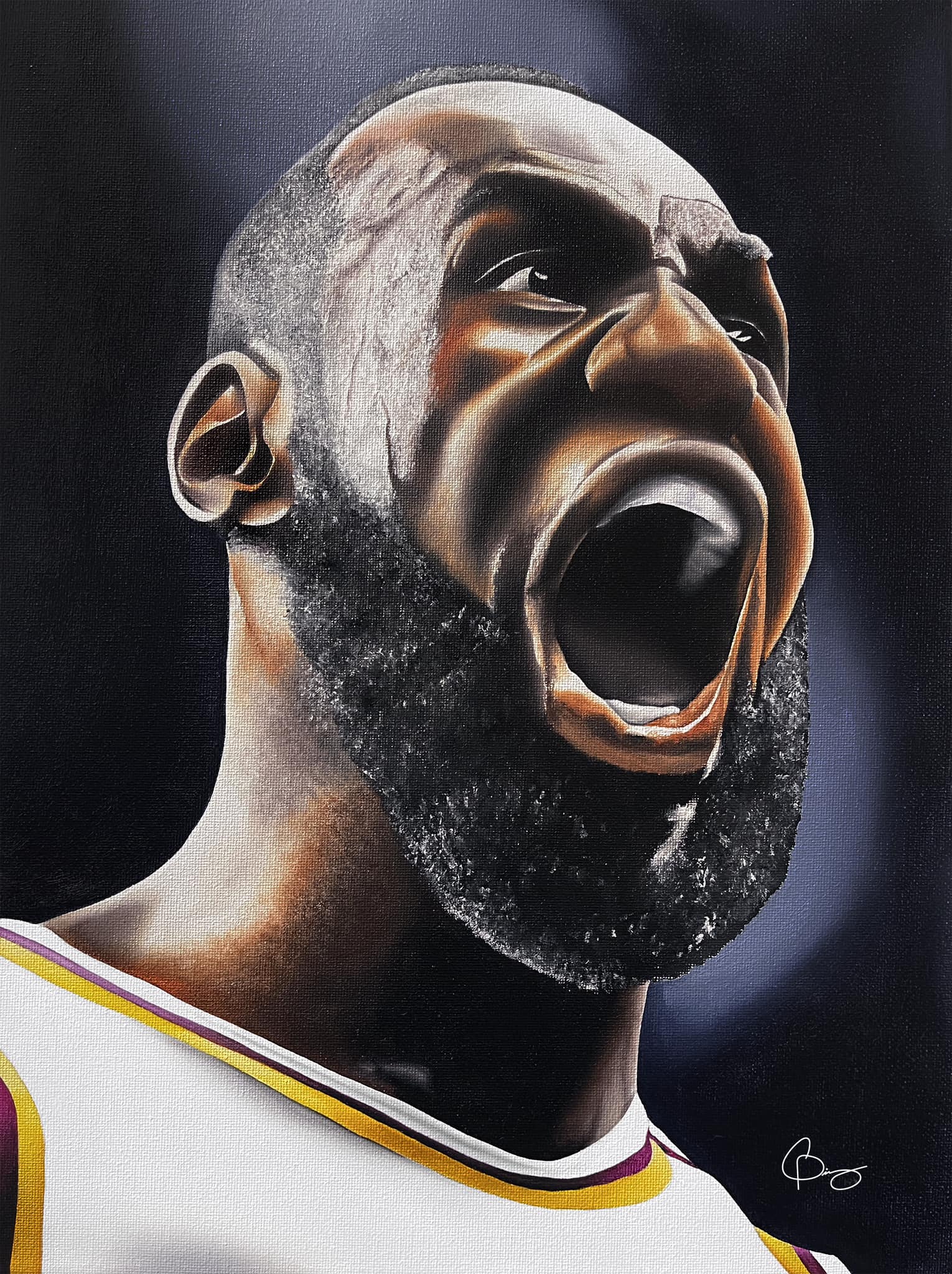 James Harden NBA 75th anniversary team art