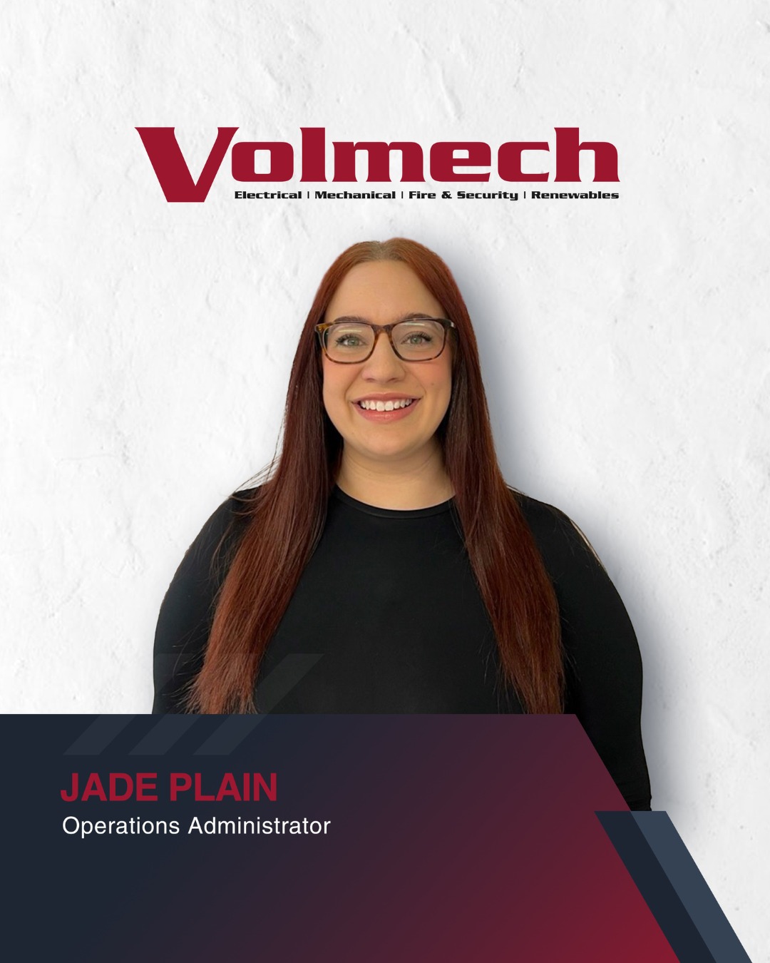 Meet Jade Plain, our new Operations... - Volmech Electrical | Facebook