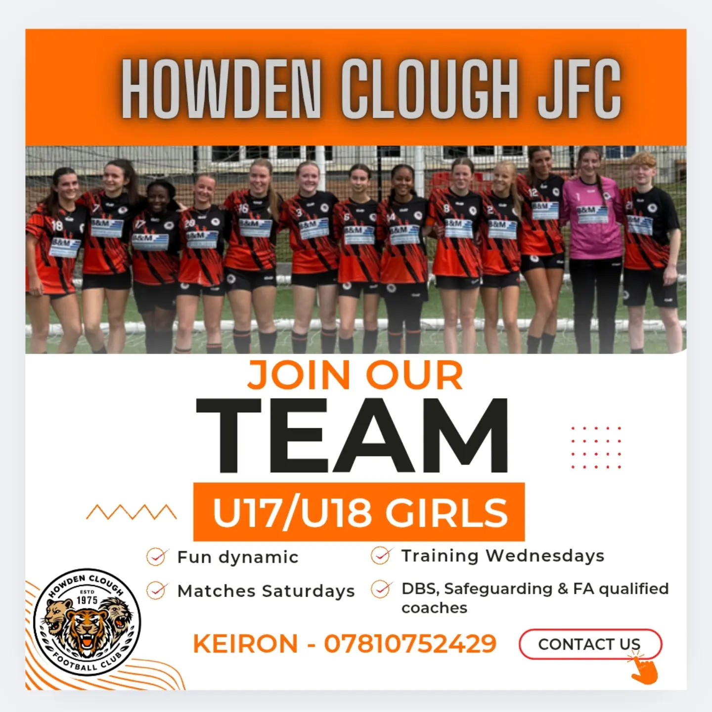 ⚽ Players Wanted –... - Howden Clough Junior Football Club | Facebook
