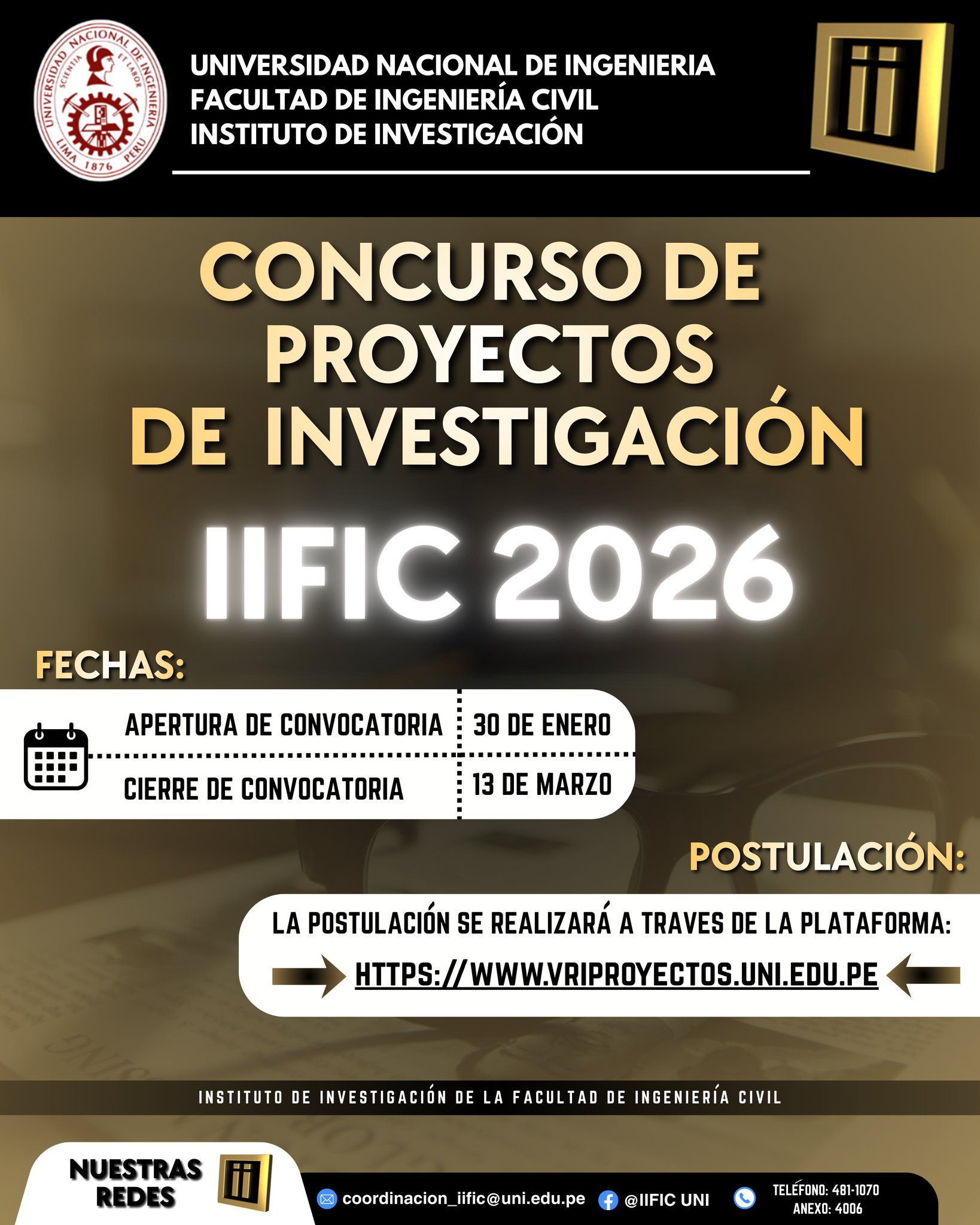 IIFIC UNI - 🚨 ATENCIÓN COMUNIDAD FIC 🚨 Ya está abierta la... | Facebook