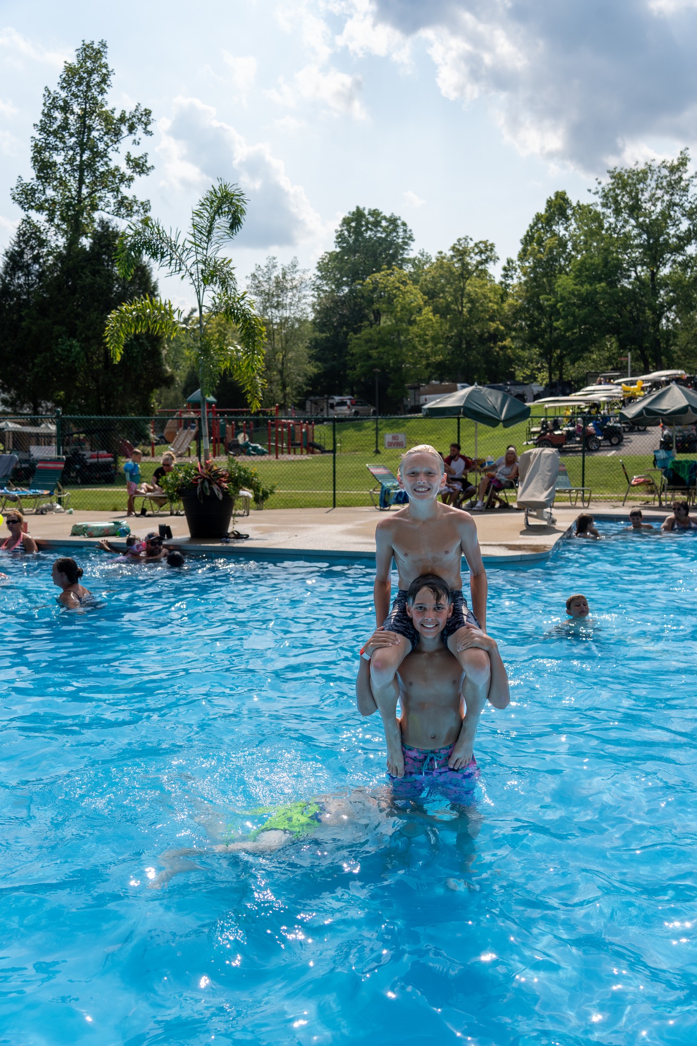 Sun - Make a splash one last time! 💦 The pool is open tomorrow from 11 ...