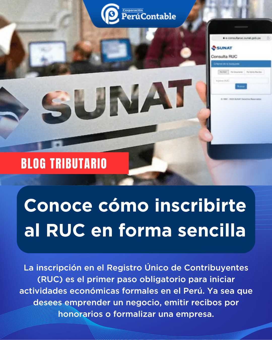 Perucontable - 🧾 Conoce cómo inscribirte al RUC en forma sencilla La ...