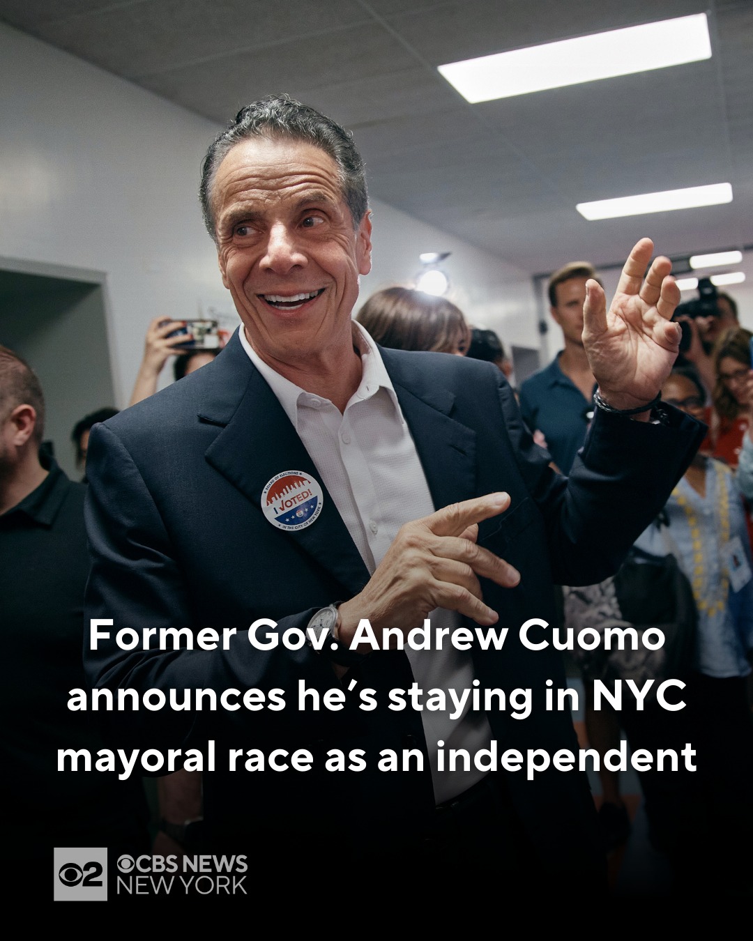 CBS New York - "I'm in it to win it," Andrew Cuomo said in... | Facebook