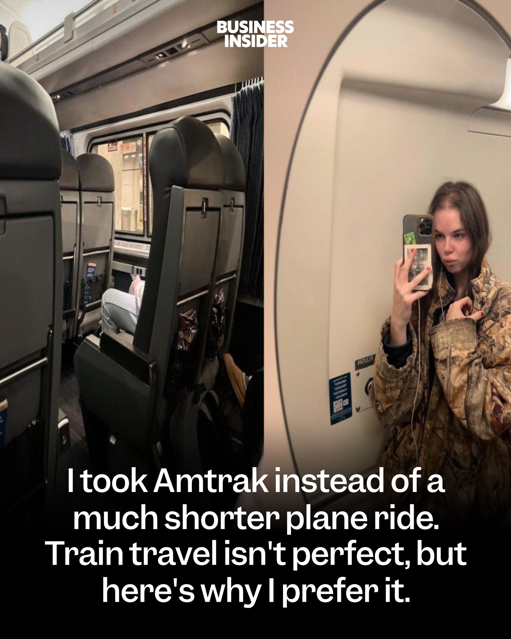 Insider - Why she choose a 9-hour Amtrak ride over flying... | Facebook