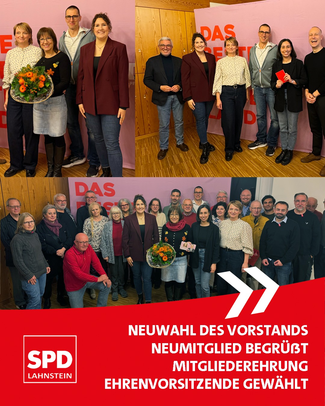 SPD - SPD Lahnstein ehrt langjährige Mitglieder und wählt neuen ...