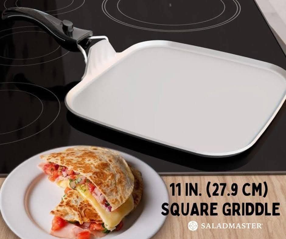 Saladmaster 11in Square Griddle for cooking various recipes