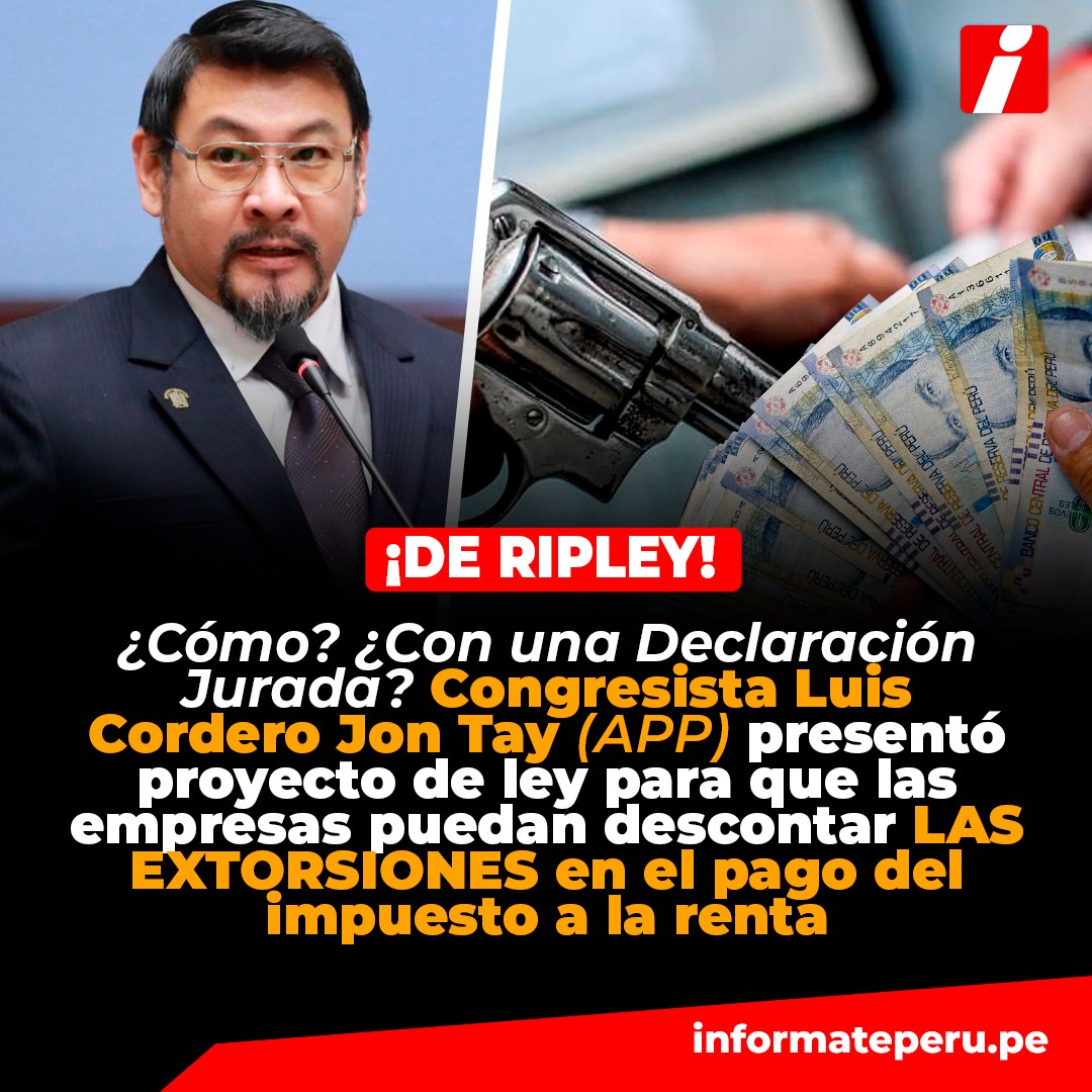 Infórmate - 🔴 ¿QUÉ OPINAS? ¿Extorsión deducible? De Ripley. El ...