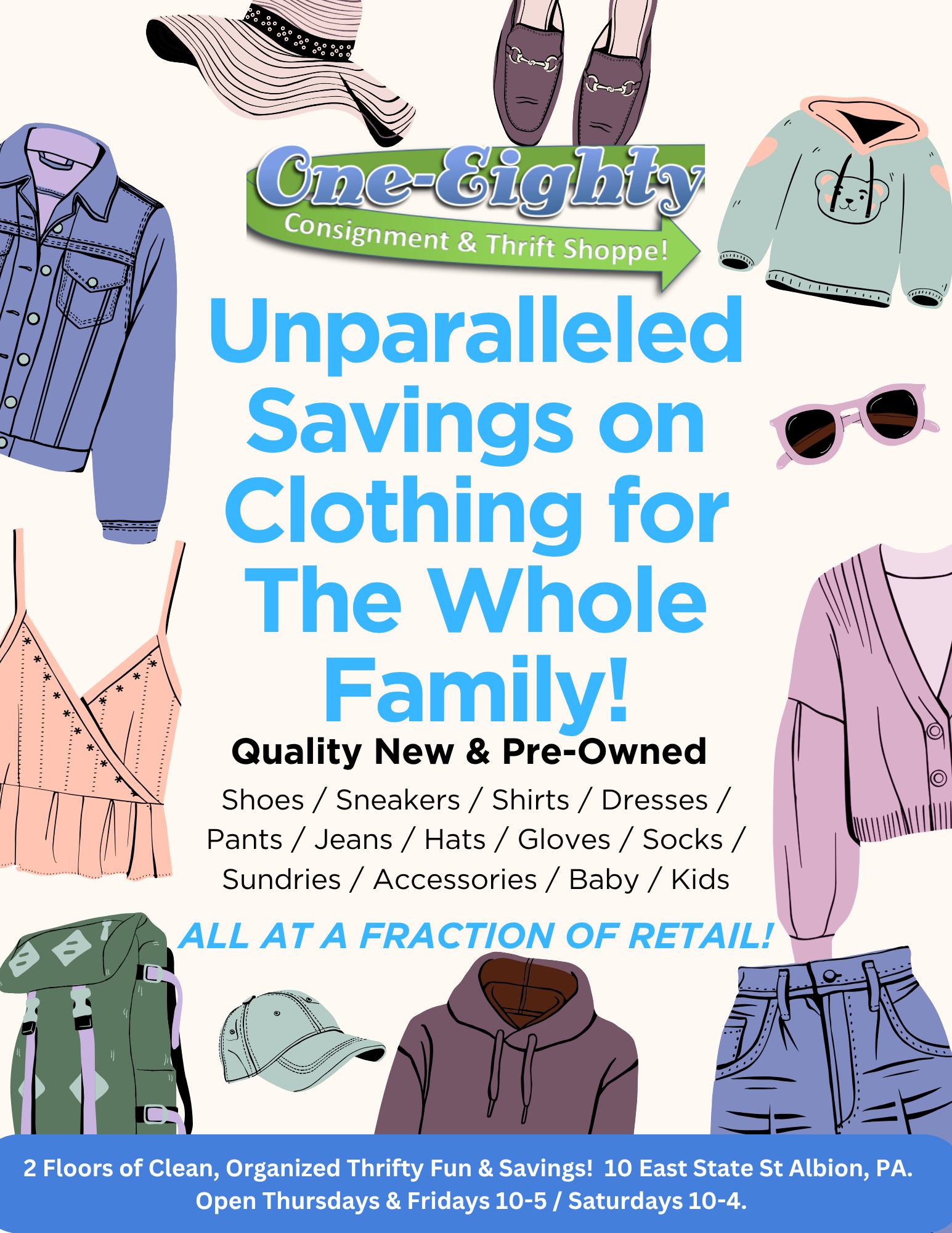 One-Eighty... - One-Eighty Consignment & Thrift Shoppe
